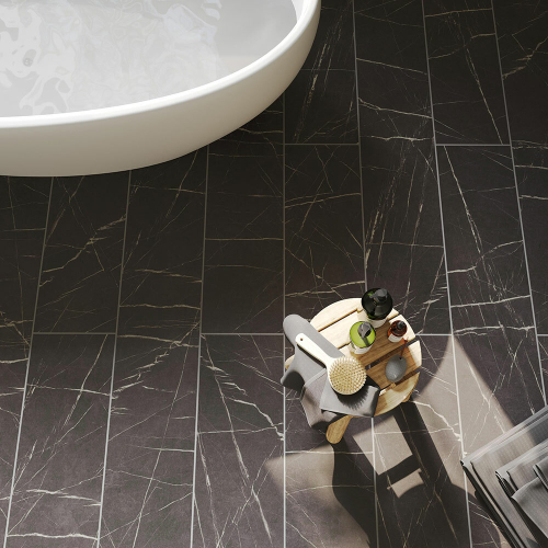 Ламинат Egger Pro Large Aqua EPL246 Камень Пьетра Гриджиа чёрный