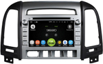 Магнитола для Hyundai Santa Fe 2010-2012 (4 отверстия под кнопки) - Roximo RD-2001 на Android 10, 8-ядер, 4ГБ-32ГБ