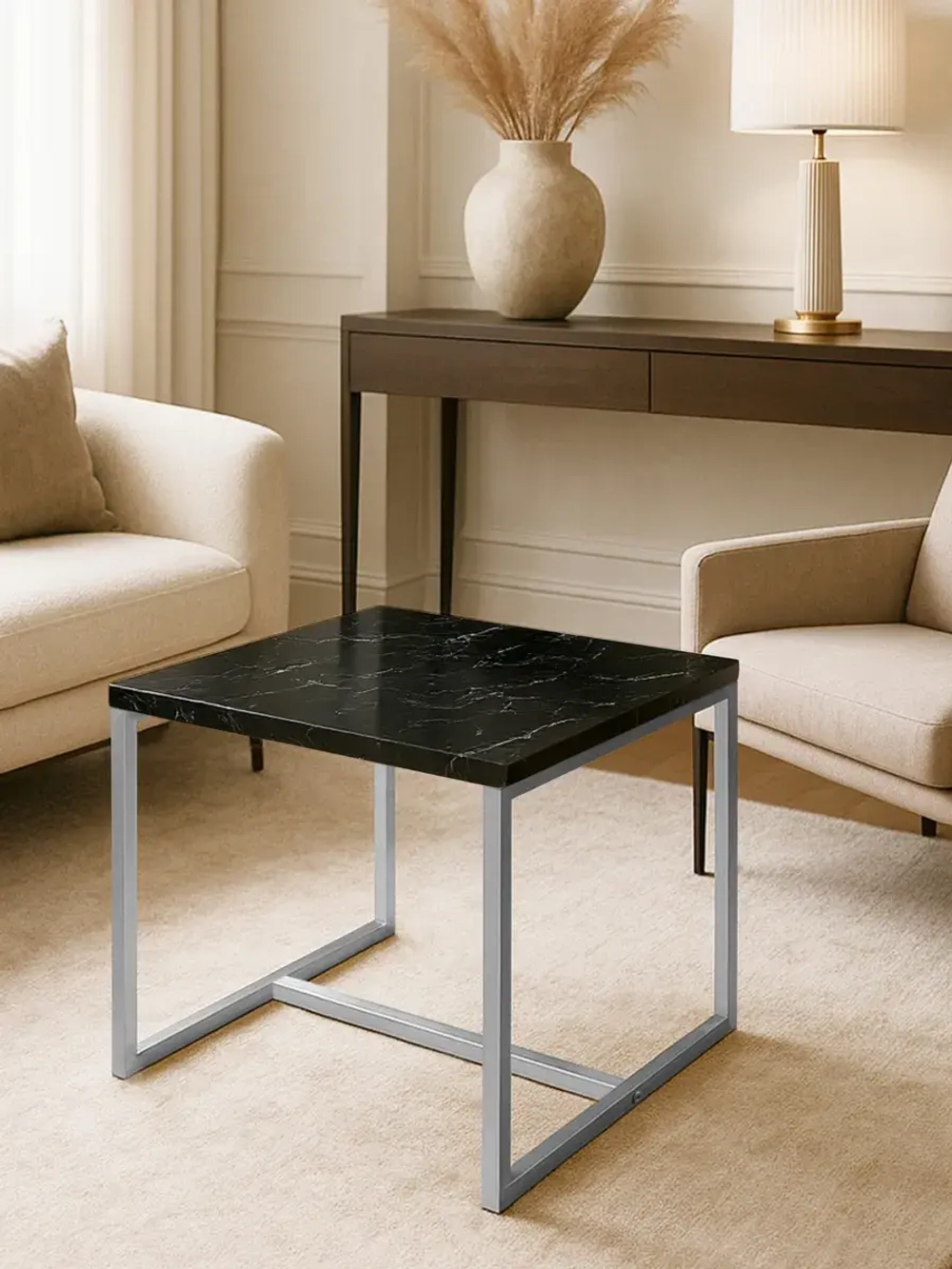 Компактный журнальный стол Куб - СЧ - ЛДСП в ПВХ