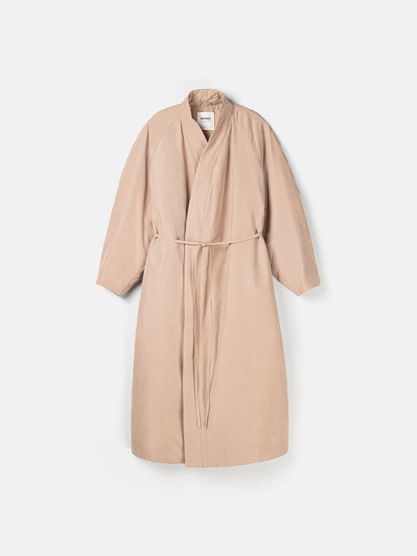 Пальто утепленное на запах 