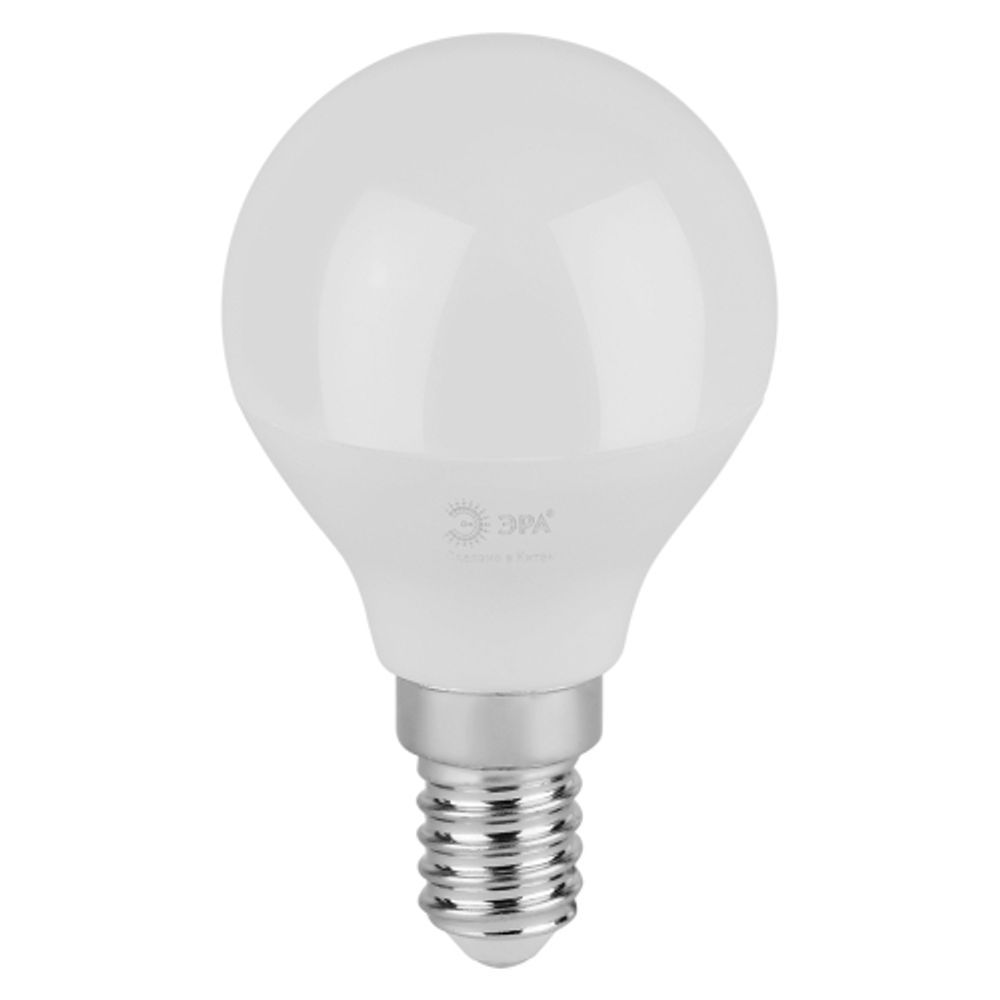 Лампочка светодиодная ЭРА GREEN LINE LED P45-6W-830-E14 GL E14 6 Вт шар теплый свет