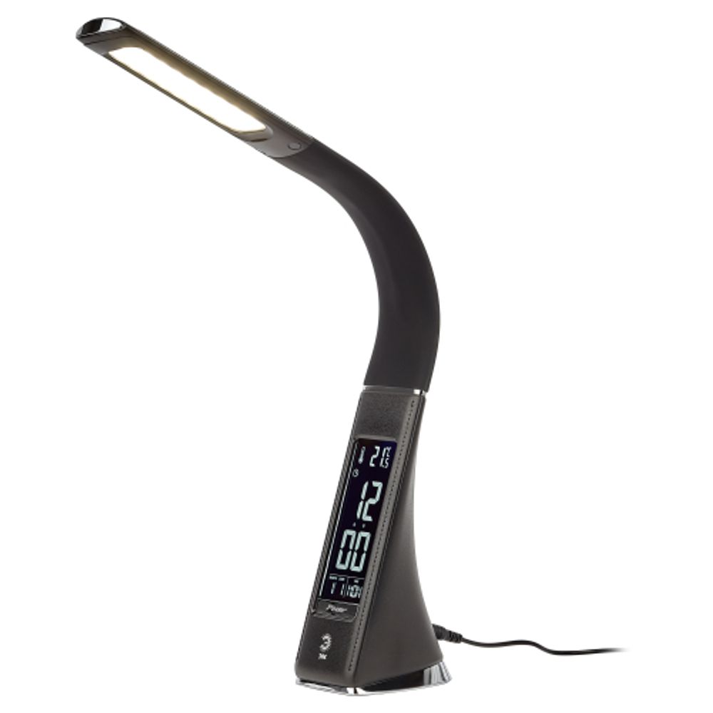 Настольный светильник ЭРА NLED-461-7W-BK светодиодный черный | Светодиодные настольные лампы