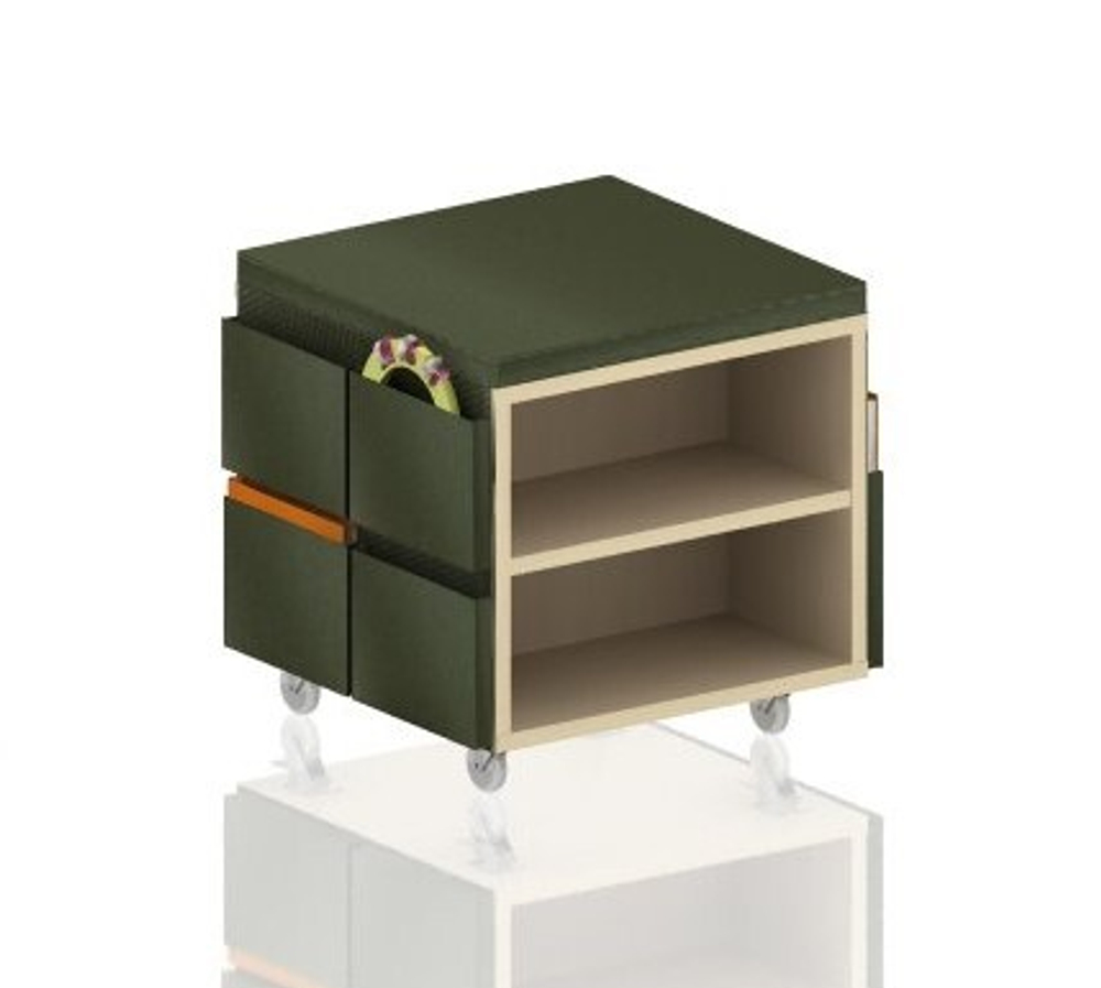 Мобильная тумба для педагога Адела серия Скандик