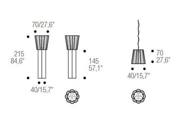 Дизайнерский светильник   FIORE by Altavolta