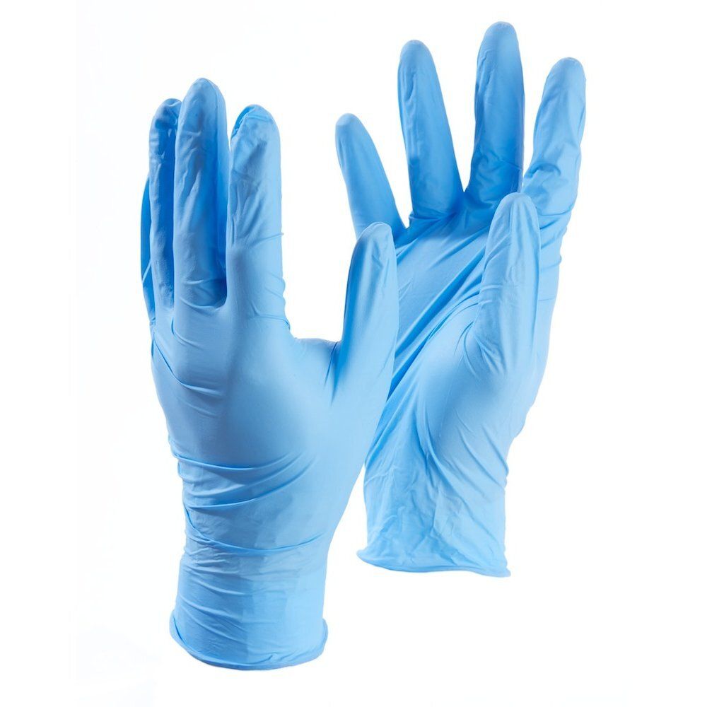 Перчатки Wally Plastic Нитровинил S Голубые 50 пар
