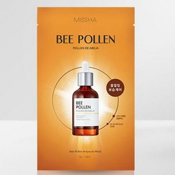 Тканевая маска для лица с экстрактом пчелиной пыльцы Missha Bee Pollen Ampoule Mask, 30г