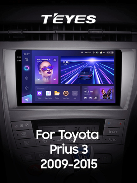 Teyes CC3 2K 9"для Toyota Prius 30 2009-2015 (прав)