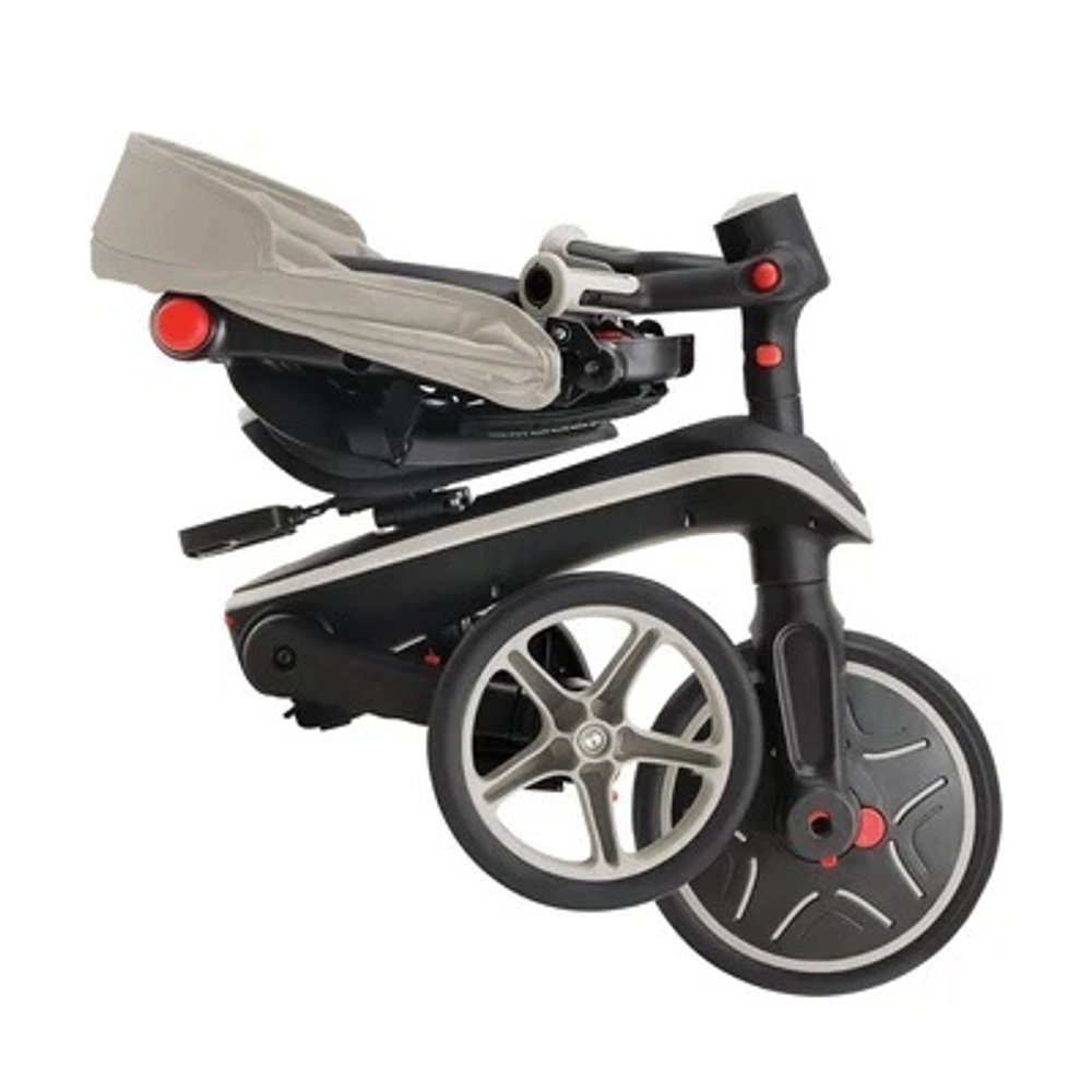 Велосипед-беговел Globber Trike Explorer Foldable 4 в 1 Taupe