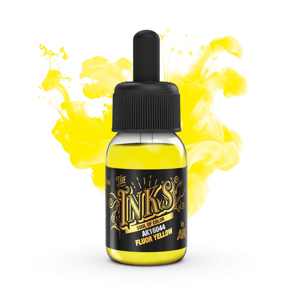 AK Interactive The INKS - Fluor Yellow