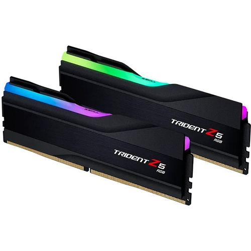 Модуль памяти DIMM DDR5 64Gb, 6400Mhz, 2x32Gb, G.Skill Trident Z5 RGB Black (F5-6400J3239G32GX2-TZ5RK)