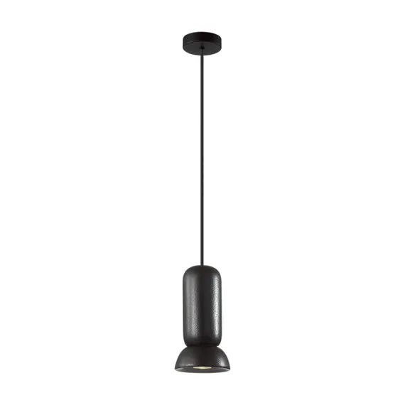 5054/1D PENDANT ODL24 451 черный/металл/керамика Подвес GU10 LED 4W KERAMA