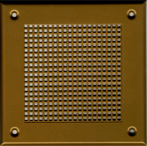 Решётка 150*150 золото, мелкая клетка