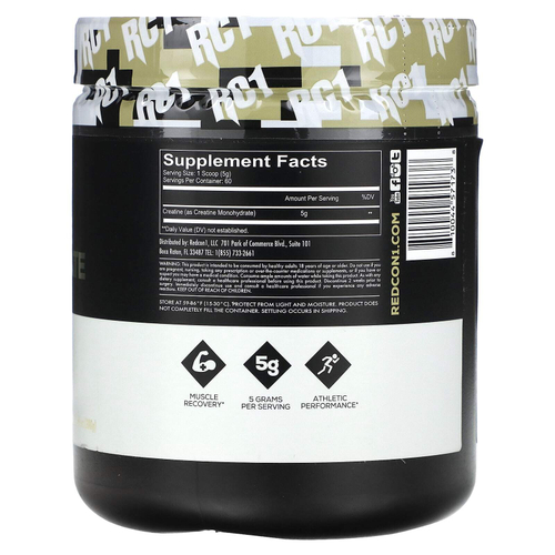 Redcon1, моногидрат креатина, 300 г (10,58 унции)