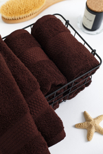 Полотенце махровое, г/к, 50х90, арт. ВТ 50-90Г, 380 гр/м2, цвет: 915-горький шоколад,