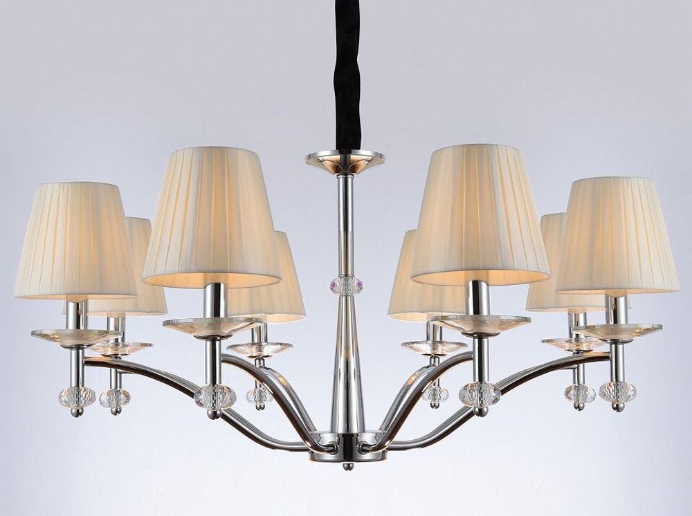 Подвесная люстра ILLUMICO  IL1151-8PPA-29 CR Romei