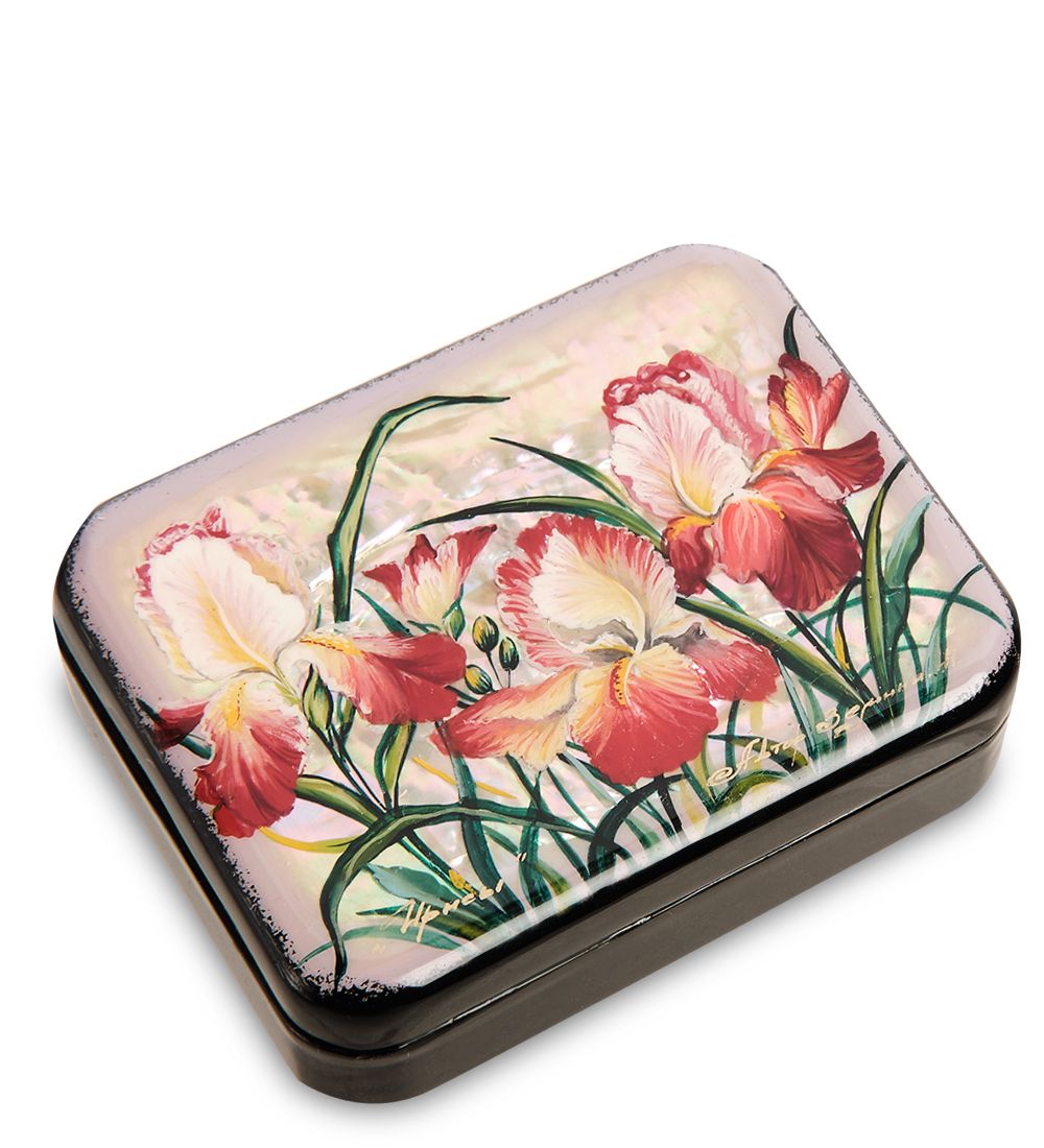 Народные промыслы ШК-55/165-A Шкатулка «Ирисы»