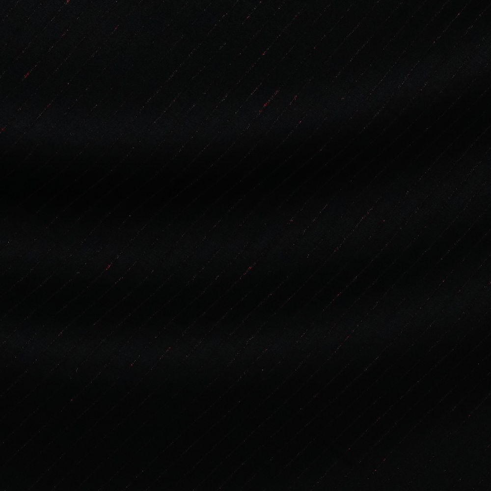 Шерстяная костюмная ткань в мерцающую полоску