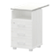 Крышка тумбы НТ-320.73 Сосна винтер 438x730x25 Аргентум