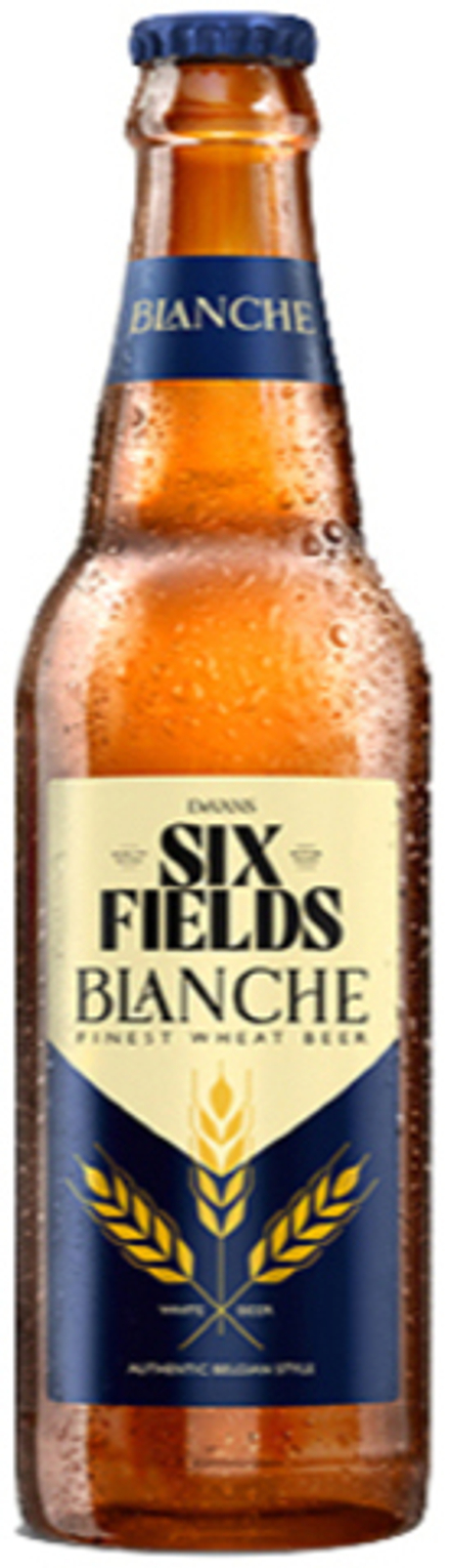 Пиво Сикс Филдс Бланш Файнест Вит Бир / Six Fields Blanche Finest Wheat Beer 0.33 - стекло