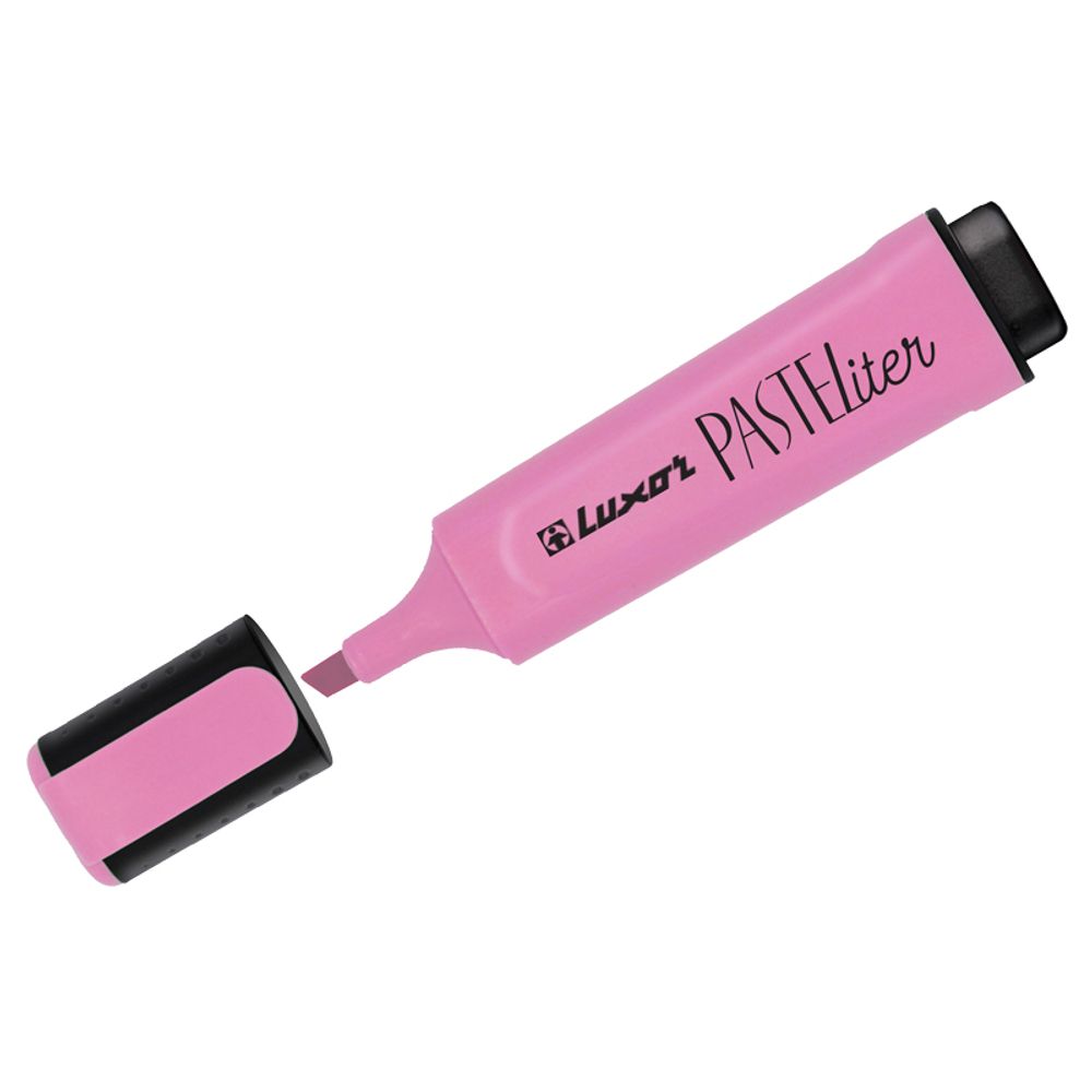 Текстовыделитель Luxor Pasteliter розовый 1-5 мм