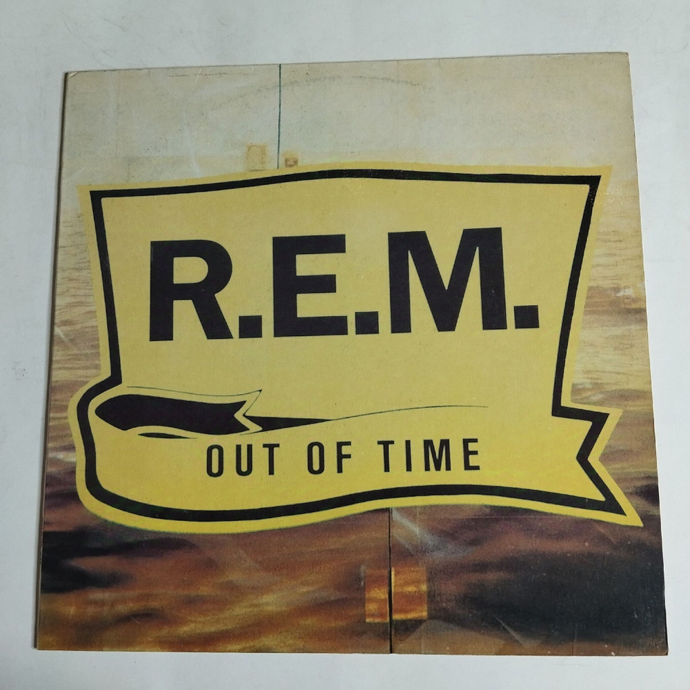 Винтажная виниловая пластинка LP R.E.M. Out Of Time (Россия 1993)