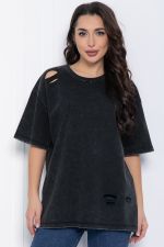 Футболка Микель (черная) Б12600-20 LT Collection