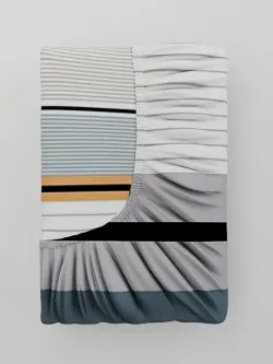 Постельное белье "Alaska" евро наволочки 50х70 2шт Простынь на резинке 180х200 см Пододеяльник 200х215 см Сказка сатин