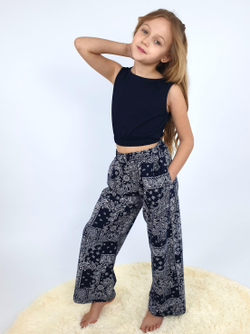 02-162-1 Комплект для девочки (топ+ брюки)