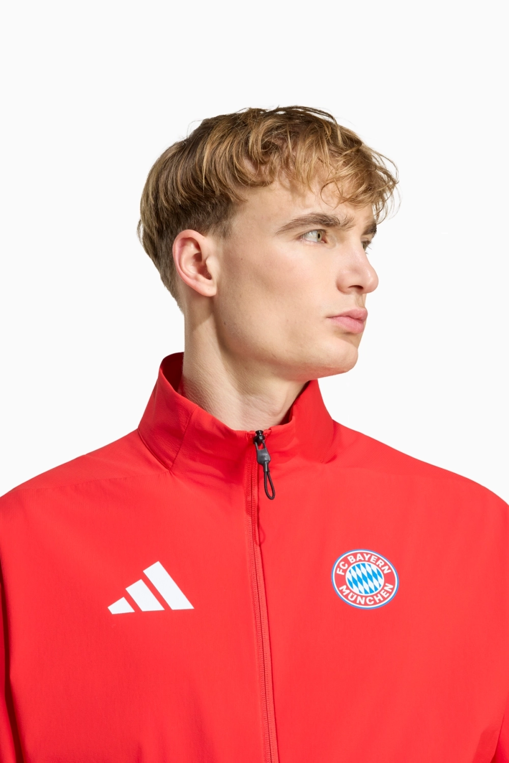 Ветровка adidas FC Bayern 25/26 Z.N.E. Anthem - красный