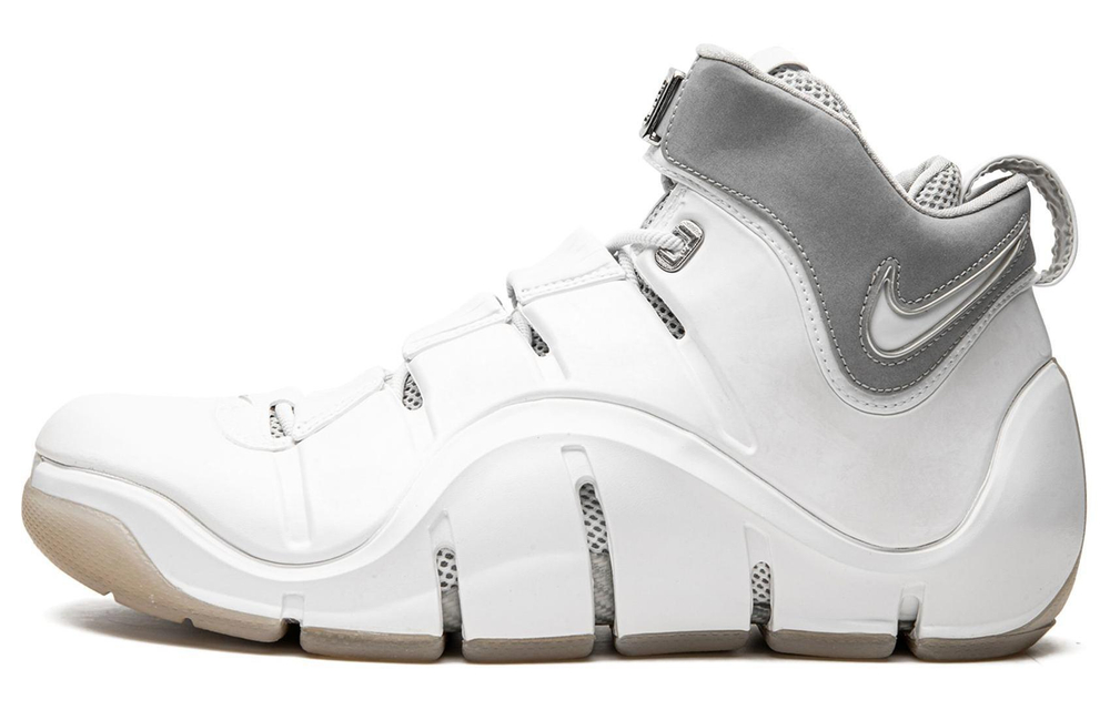 Кроссовки Nike Lebron 4 White Chrome 4