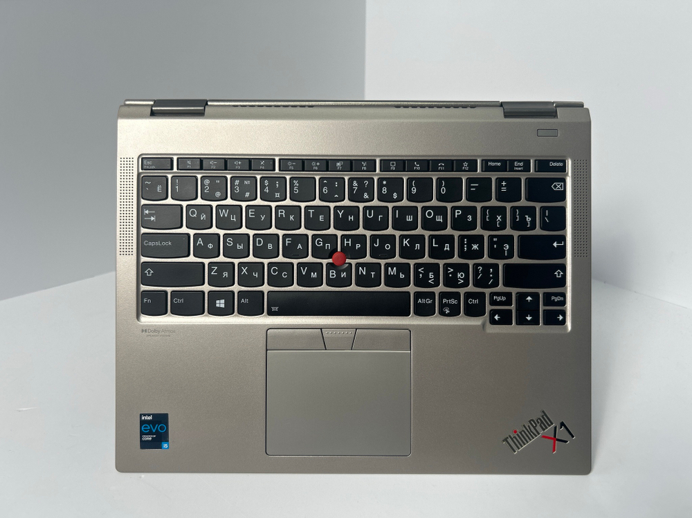 Ноутбук Lenovo ThinkPad X1 Titanium Gen 1 (20QA001HRT) 13.5"/Intel Core i5-1130G7/RAM 16GB/SSD 256GB/Intel Iris Xe/2256*1504/IPS/ Touch/Windows 10Pro/Подсветка кл-ры: LED/титановый серый. Состояние: Уценка