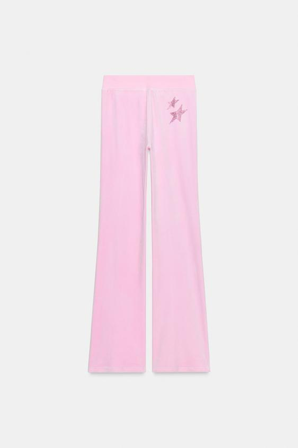 ZARA БАРХАТНЫЕ БРЮКИ, РОЗОВЫЙ