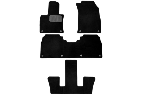 Коврики в салон для Hongqi E-HS9 2020- (6 мест) универсал 4 шт. (текстиль) KLEVER0311600222110KH