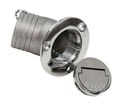 Горловина заливная угловая для дизтоплива 50 мм, Marine Rocket