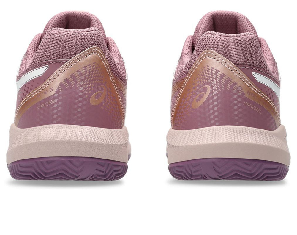 Детские кроссовки для Падел Asics Gel-Dedicate 8 Padel GS - purple oxide/white