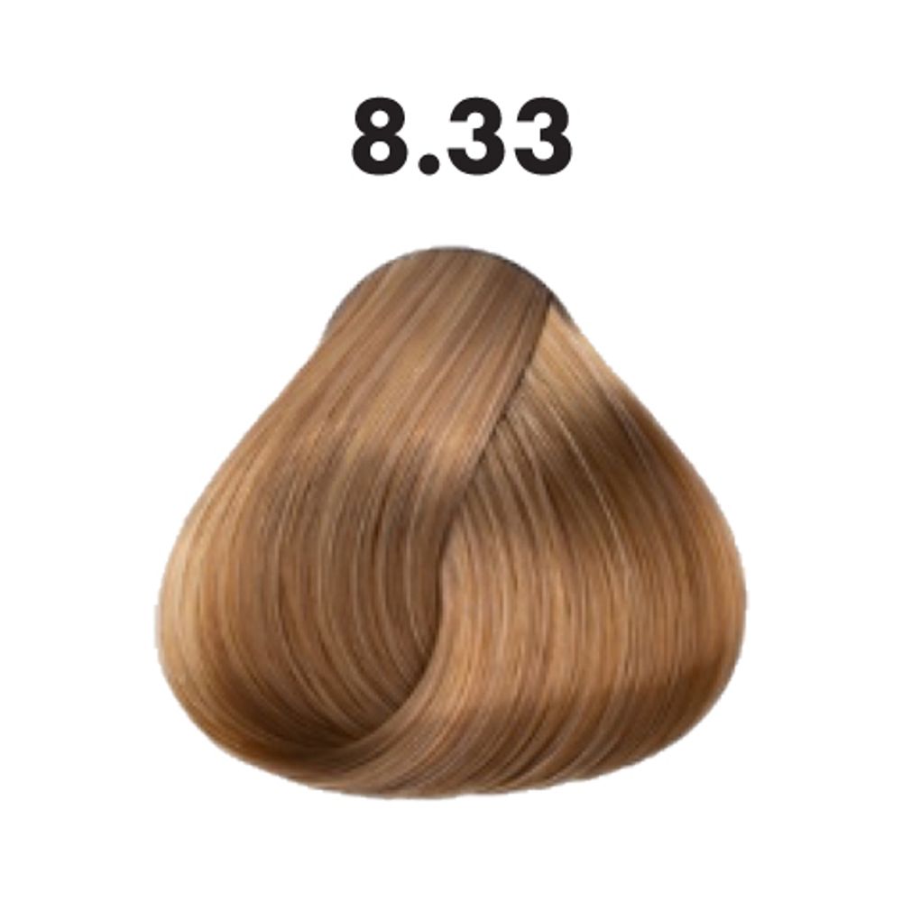 8.33 гель-краска OBRA Glow Gel Color интенсивный золотистый светло-русый - 60 мл.