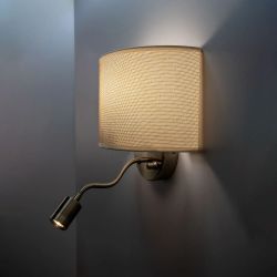 Citilux Декарт CL704306 Бра с бежевым абажуром и диммером