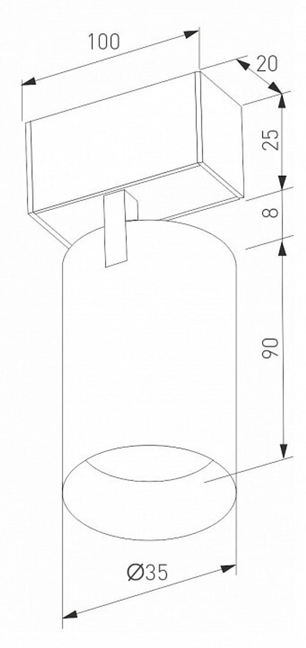 Светильник на штанге Arlight MAG-25 046300