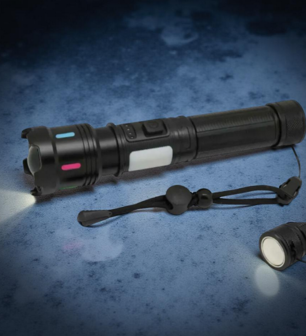 Фонарь ручной высокой яркости "белый лазер" 3000м.Огонь K-336-PM10-TG