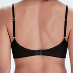 Бюстгальтер-топ в мелкий рубчик Eco-wear (Размер: XS) (Цвет: черный)