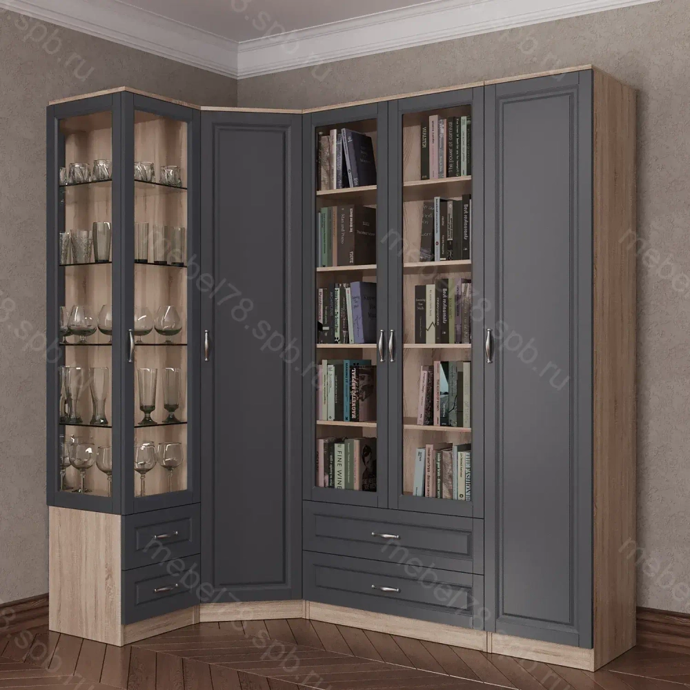 Шкаф угловой №15 (мадес)