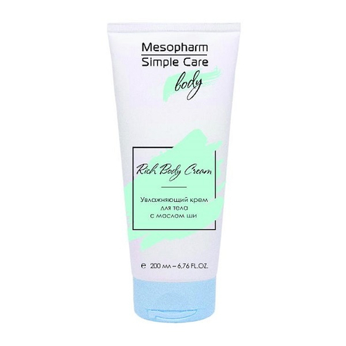 Увлажняющий крем для тела с маслом ши Mesopharm Simple Care Rich Body Cream 200мл