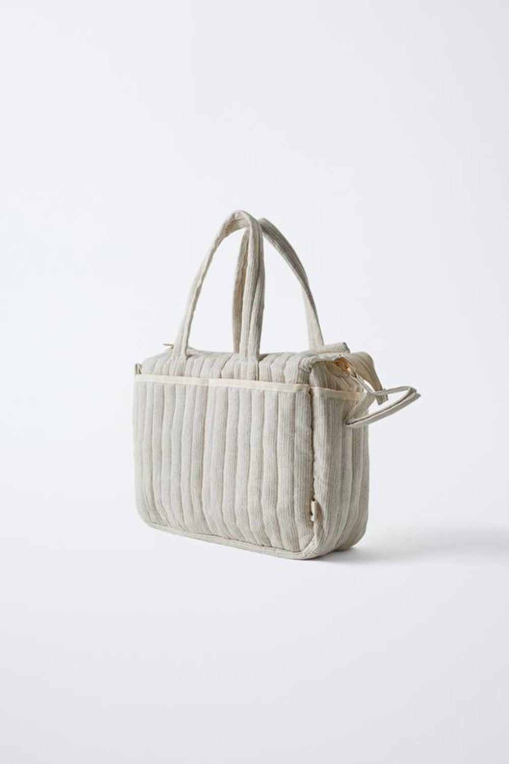 ZARA СУМКА ДЛЯ МАМ «ВИШИ», ЭКРЮ