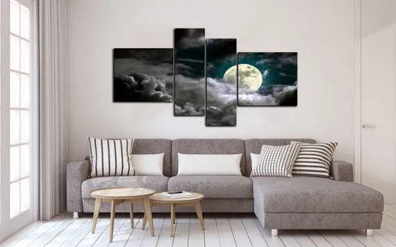 Модульная картина "Полнолуние"