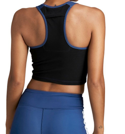 Женский топ теннисный Björn Borg Cropped Tank STHLM W - blue depths