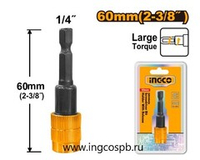 Держатель для бит с фиксатором 60 мм INGCO ABH40606