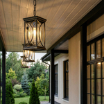 Spica H черное золото Подвесной уличный светильник IP33 GL 1026H