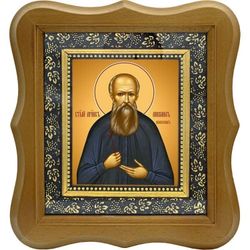 Михаил Новоселов мученик. Икона на холсте.