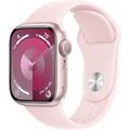Apple Watch Series 9 GPS 41mm Pink Aluminium Case with Pink Sport Band