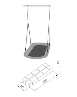 Детский спортивный комплекс для дачи ROMANA Fitness